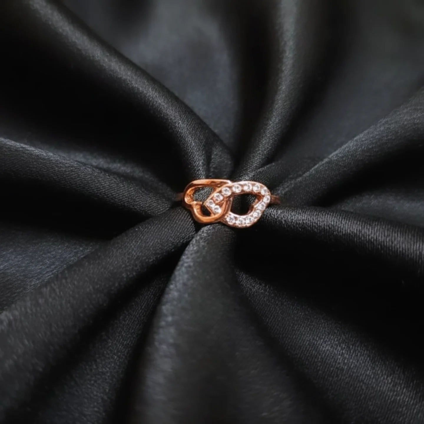 Golden Heart Pendant Set